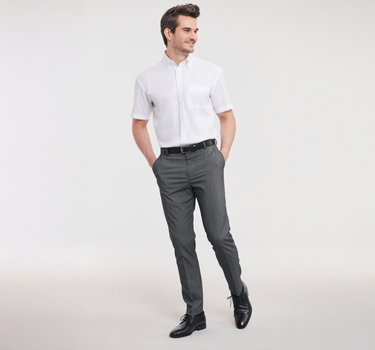Russel Collection - Men´s Short Sleeve Ultimate Non-Iron Shirt - Skjorte Med Eget Logo