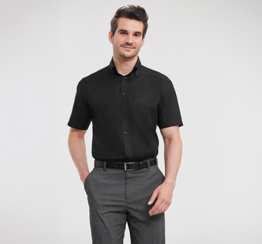 Russel Collection - Men´s Short Sleeve Ultimate Non-Iron Shirt - Skjorte Med Eget Logo