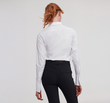 Russel Collection - Ladies´ L/S Ultimate Stretch Shirt - Skjorte Med Eget Logo