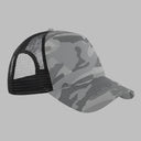 Beechfield Camo Trucker Snapback Trucker Arctic Camo Black Sort CB694