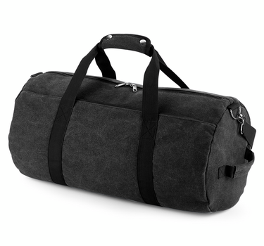Bagbase - Vintage Canvas Barrel Bag - Taske