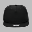 Beechfield 5 Panel Rapper Cap Snapback Black Sort CB610