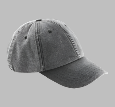 Beechfield Low Profile Vintage Cap Adjustable Vintage Black Sort CB655