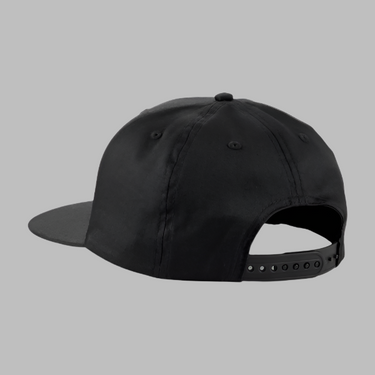 Beechfield 5 Panel Rapper Cap Snapback Black Sort CB610