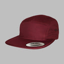 Flexfit 5 Panel Justerbar 7005 Maroon Rød
