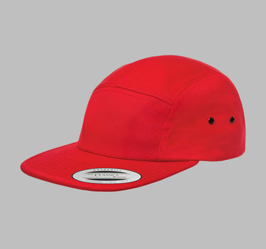 Flexfit Yupoong 5 Panel Justerbar 7005 Red Rød