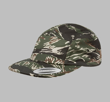 Flexfit Yupoong 5 Panel Justerbar 7005 Tiger Green Camo Grøn