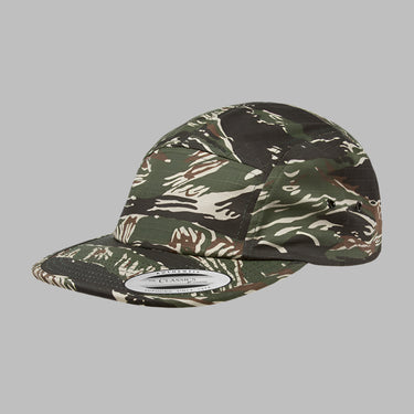 Flexfit Yupoong 5 Panel Justerbar 7005 Tiger Green Camo Grøn