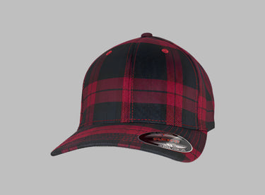 Flexfit Baseball Check Flexfit 6197 Red Rød