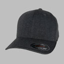 Flexfit Baseball Herringbone Flexfit 6277SP Black Grey Sort Grå