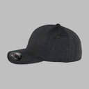 Flexfit Baseball Herringbone Flexfit 6277SP Black Grey Sort Grå