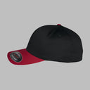 Flexfit Baseball Original Flexfit 6277 Black Red Sort Rød