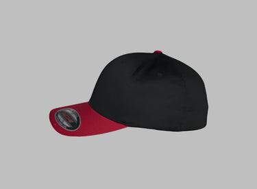Flexfit Baseball Original Flexfit 6277 Black Red Sort Rød