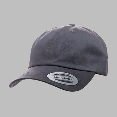Flexfit Yupoong Dad Cap Justerbar 6245CM Dark Grey Mørkegrå