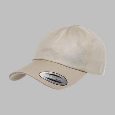 Flexfit Yupoong Dad Cap Justerbar 6245CM Khaki Brun Beige