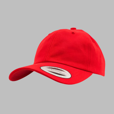 Flexfit Yupoong Dad Cap Justerbar 6245CM Red Rød