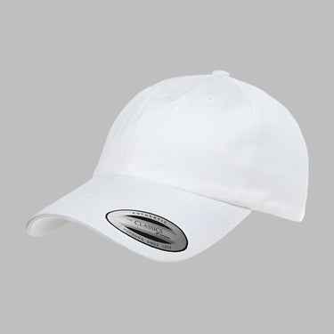 Flexfit Yupoong Dad Cap Justerbar 6245CM White Hvid