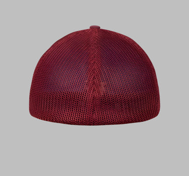 Flexfit Mesh Colored Front Flexfit 6511CF Maroon White Rød Hvid