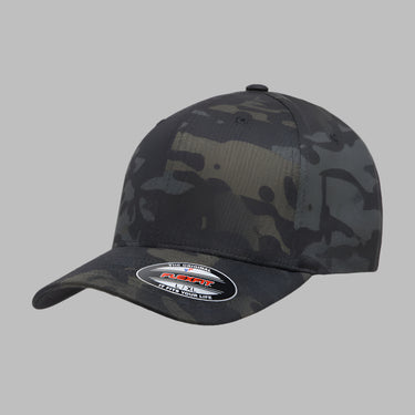 Flexfit Multicam Baseball Flexfit 6277MC Black Camo Sort