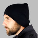 Flexfit Yupoong Black Sort Kort Hue Vinter