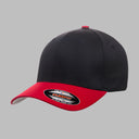 Flexfit Baseball Original Flexfit 6277 Black Red Sort Rød