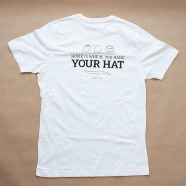 High5 Shop High5 Logo Tee's Home Is Where You Hang Your Hat T-shirt White Hvid
