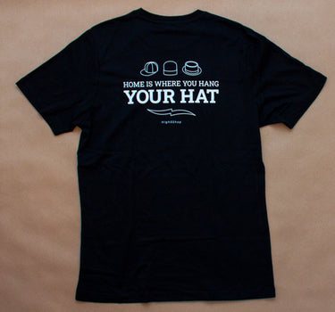 High5 Shop High5 Logo Tee's Home Is Where You Hang Your Hat T-shirt Black Sort