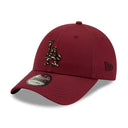 New Era MLB LA Dodgers 9Forty Adjustable Justerbar Maroon Wild Camo Rød Camouflage 60184799