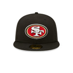 New Era NFL San Francisco 49ers 59Fifty Side Patch Fitted Black Sort 60284947 
