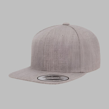 Yupoong Flexfit Classic Snapback Heather Grey Grå 6089M
