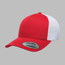 Flexfit/Yupoong Trucker 5 Panel Snapback 6506 Red White Rød Hvid