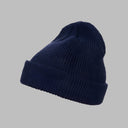 Yupoong Long Knit Beanie Fold Up Navy Mørkeblå 1545K