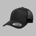 Flexfit Yupoong Trucker 5 Panel Snapback 6506 Black Sort