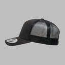 Flexfit Yupoong Trucker 5 Panel Snapback 6506 Black Sort