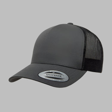 Flexfit Yupoong Trucker 5 Panel Snapback 6506 Dark Grey Mørkegrå