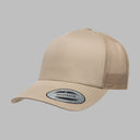 Flexfit Yupoong Trucker 5 Panel Snapback 6506 Khaki Beige