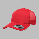 Flexfit Yupoong Trucker 5 Panel Snapback 6506 Rød Red