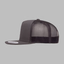 Flexfit Yupoong Trucker Snapback 6006 Charcoal Dark Grey Mørkegrå