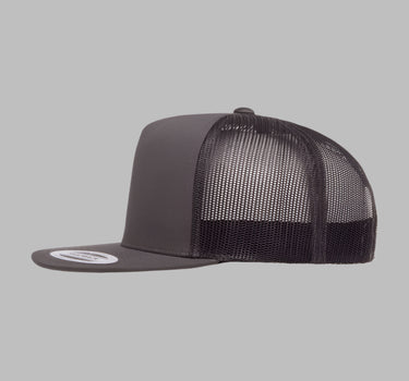 Flexfit Yupoong Trucker Snapback 6006 Charcoal Dark Grey Mørkegrå