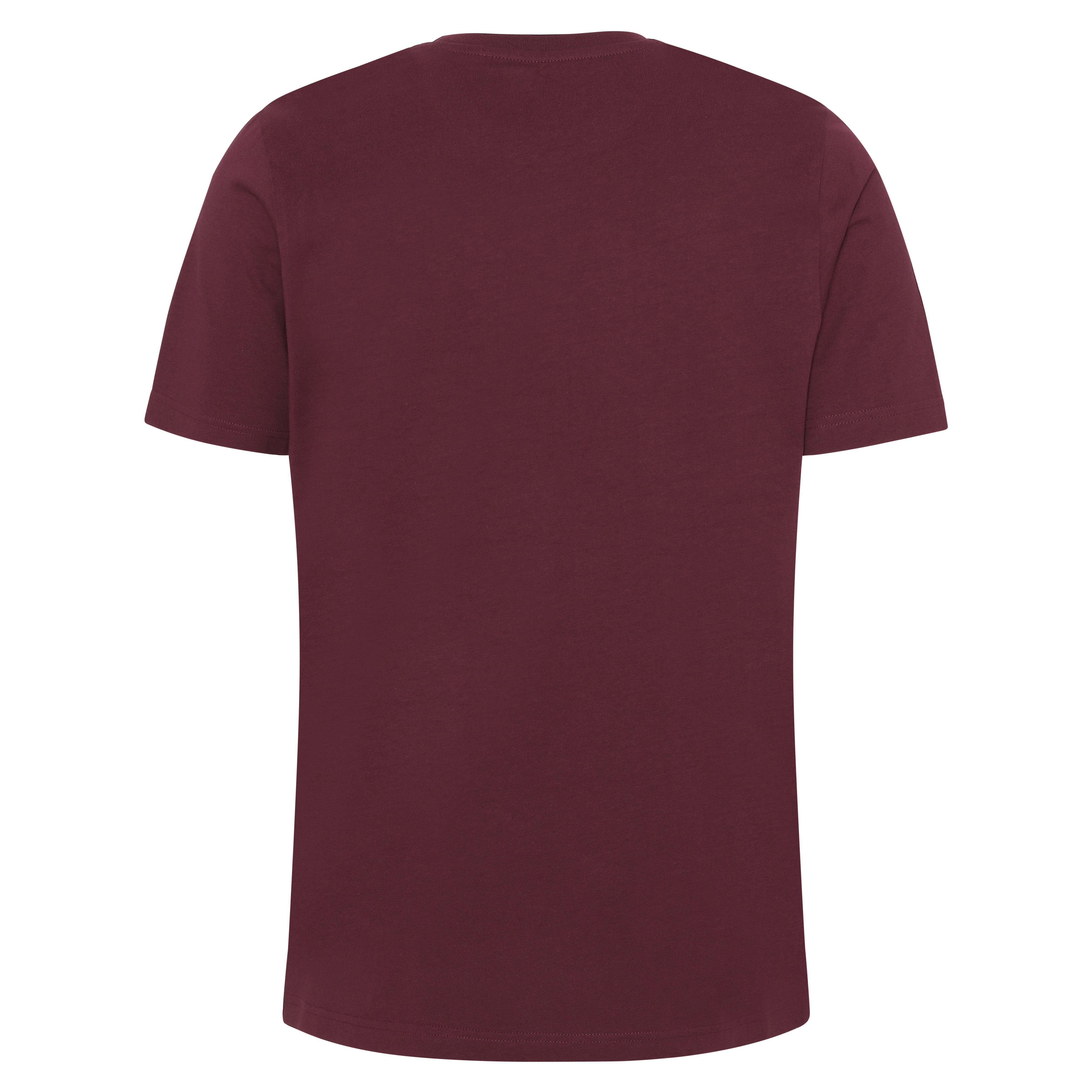 Blank T-shirt Classic Fit Burgundy Maroon Rød