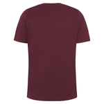 Blank T-shirt Classic Fit Burgundy Maroon Rød