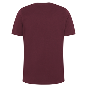 Blank T-shirt Classic Fit Burgundy Maroon Rød