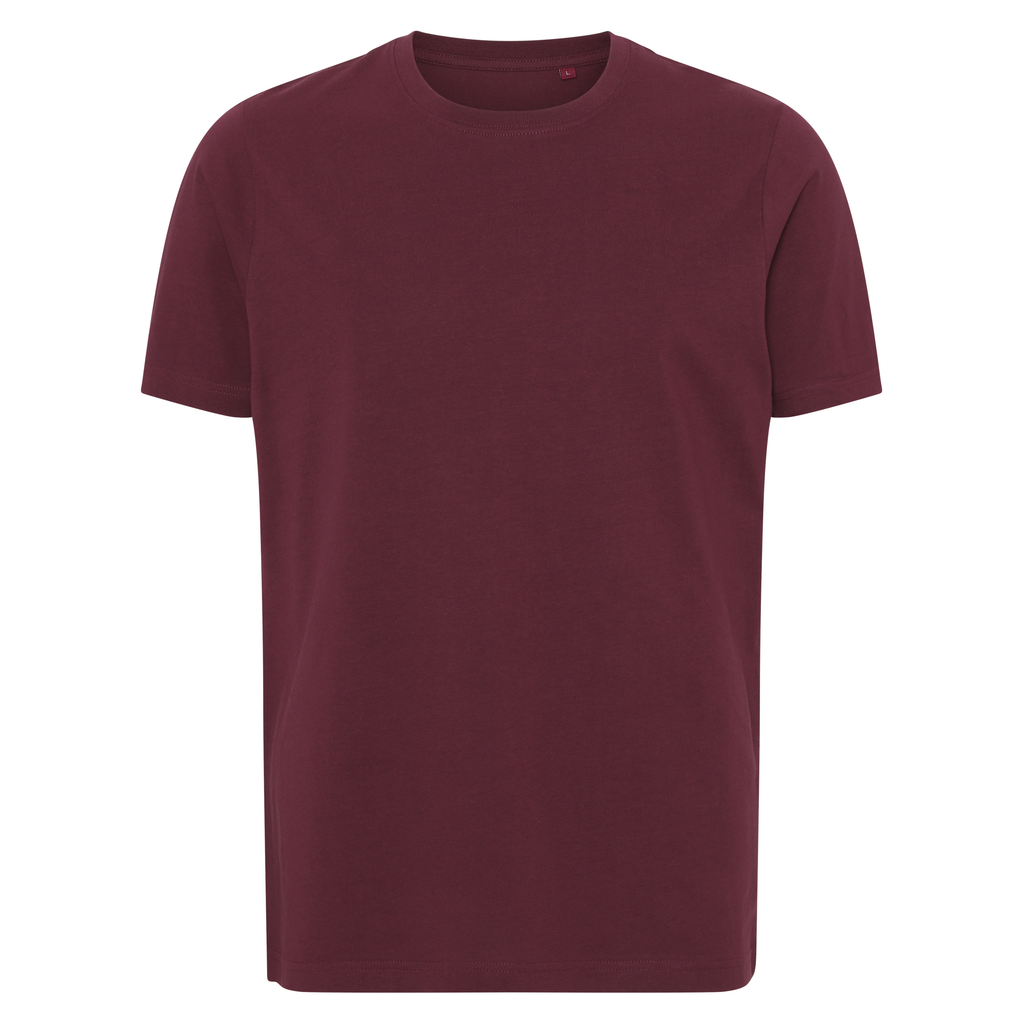 Blank T-shirt Classic Fit Burgundy Maroon Rød