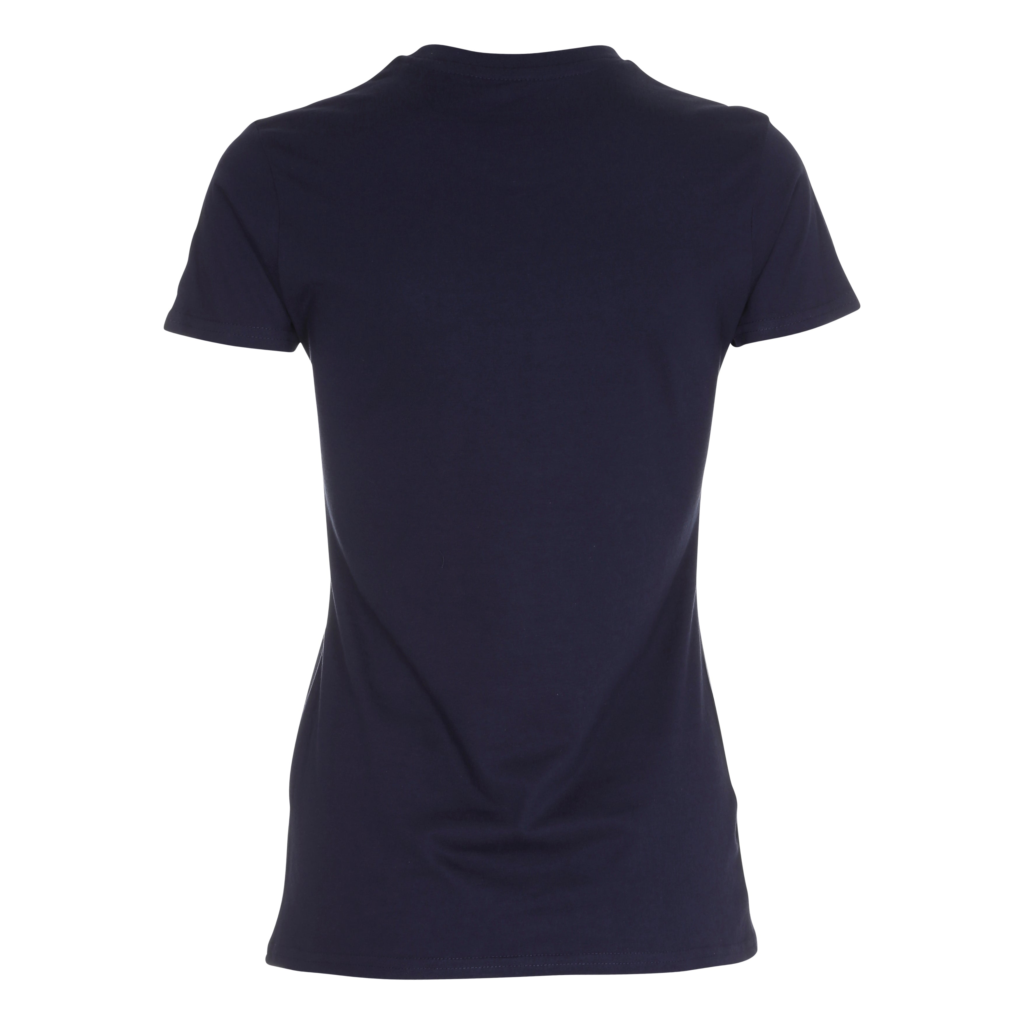 Blank Lady Fitted Organic T-shirts Blue Navy Blå ST208