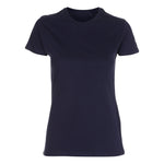 Blank Lady Fitted Organic T-shirts Blue Navy Blå ST208