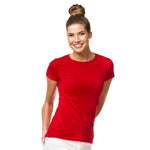 Blank - Lady Fitted Organic - T-shirts - Red