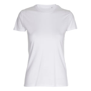 Blank Lady Fitted Organic T-shirts White Hvid ST208