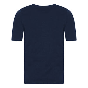 Blank Lady Comfort Work Tee T-shirt Blue Navy Blå ST222