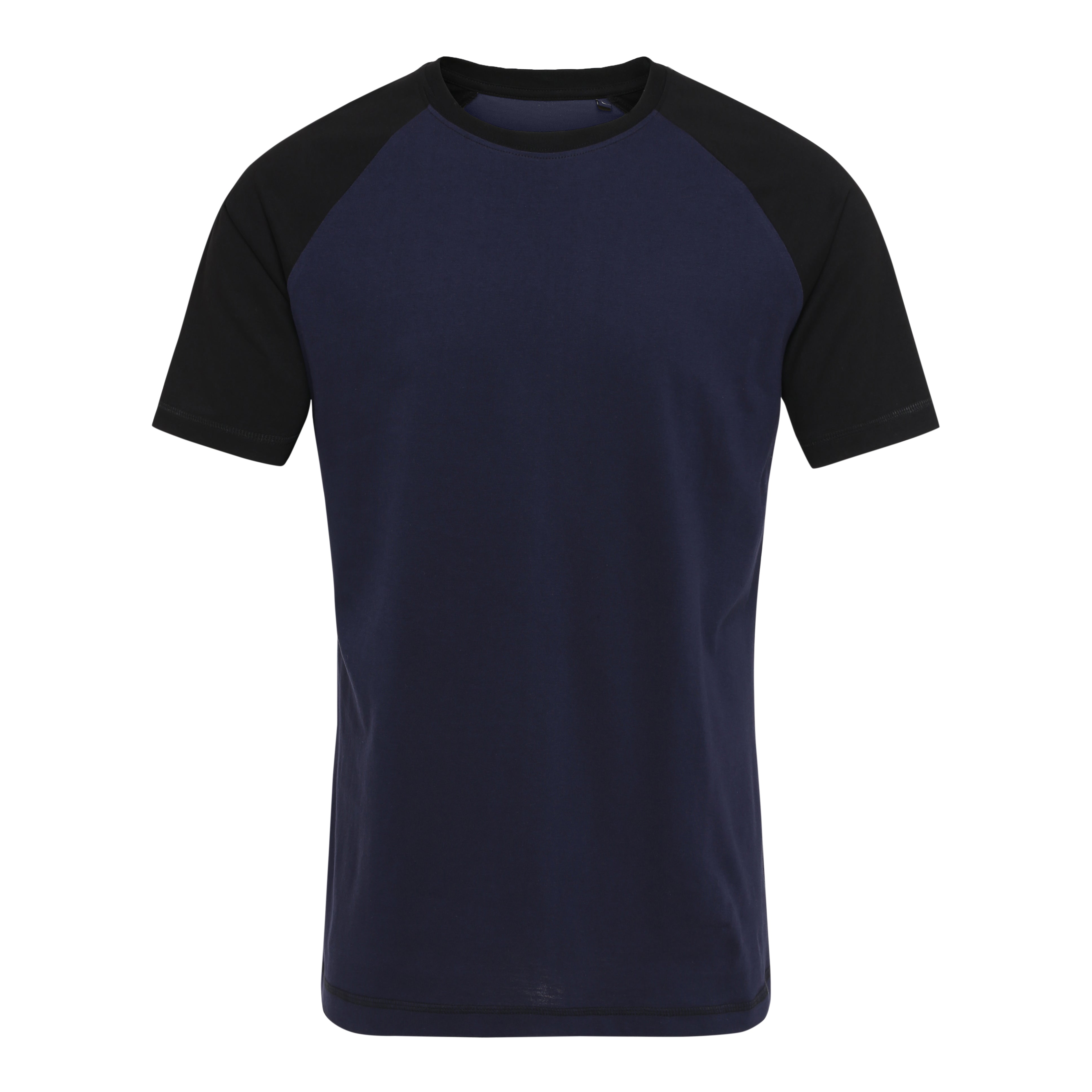 Blank Raglan T-shirt Blue Navy Black Blå Sort ST320