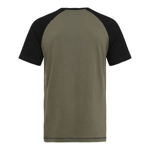 Blank Raglan T-shirt New Army Black Grøn Sort ST320